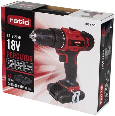 Taladro Percutor Ratio AR18-2PNM con Bater�a de Litio
